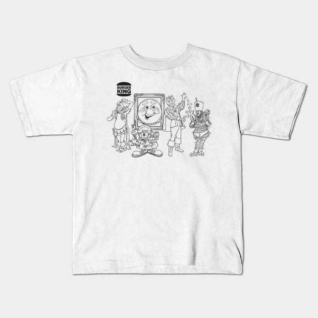 Burger King Crew Kids T-Shirt by Chewbaccadoll